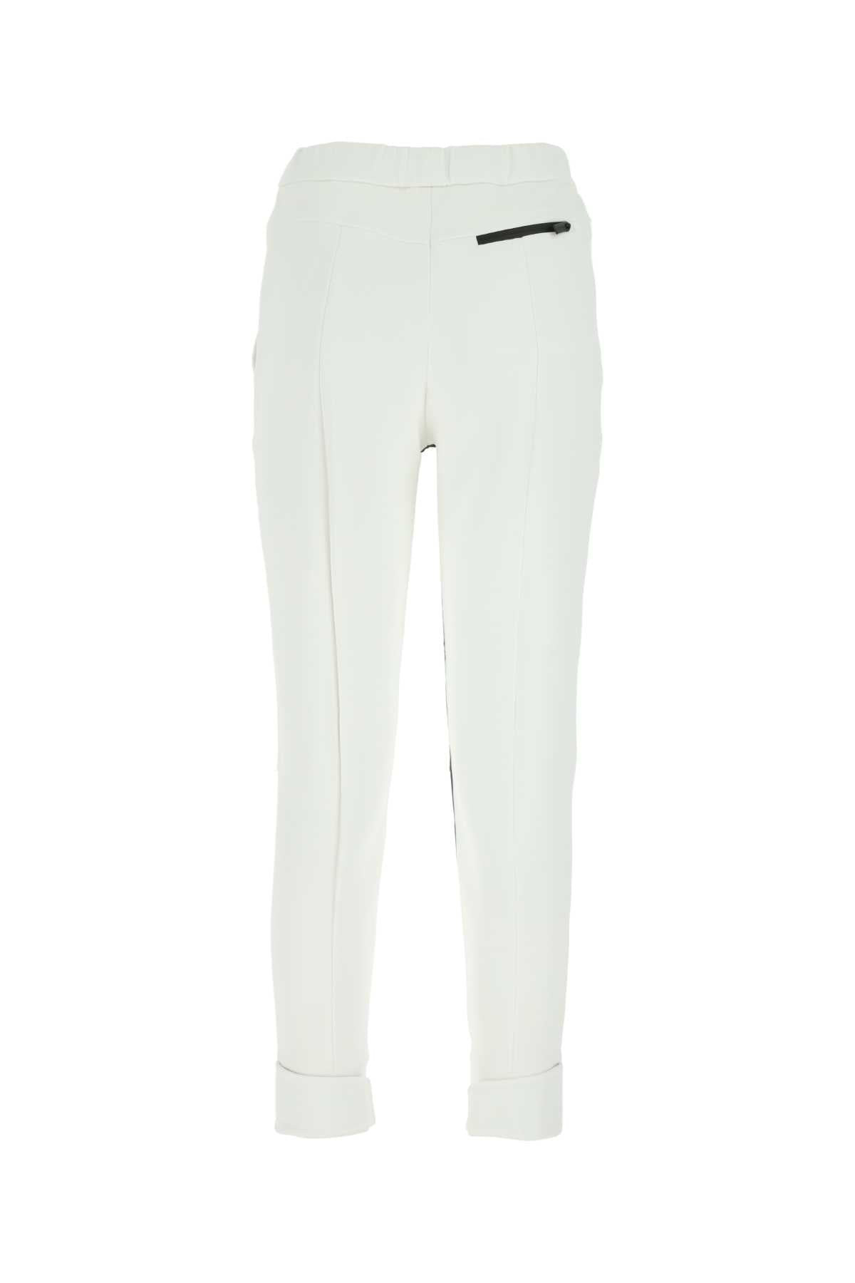 Prada Women White Neoprene Pant - 2