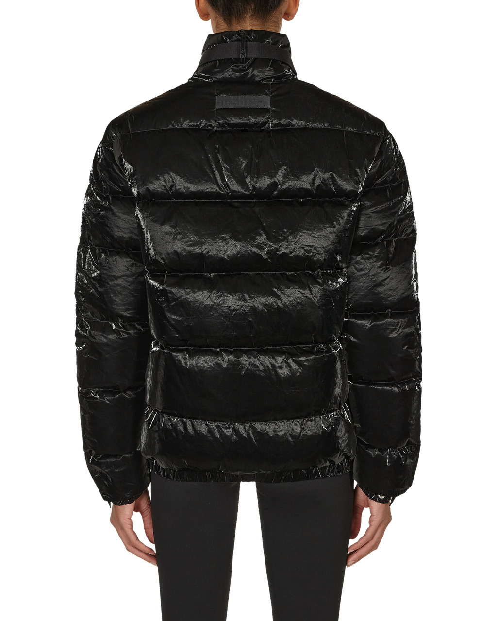 PUFFER COAT W SILVER BUCKLE - 9