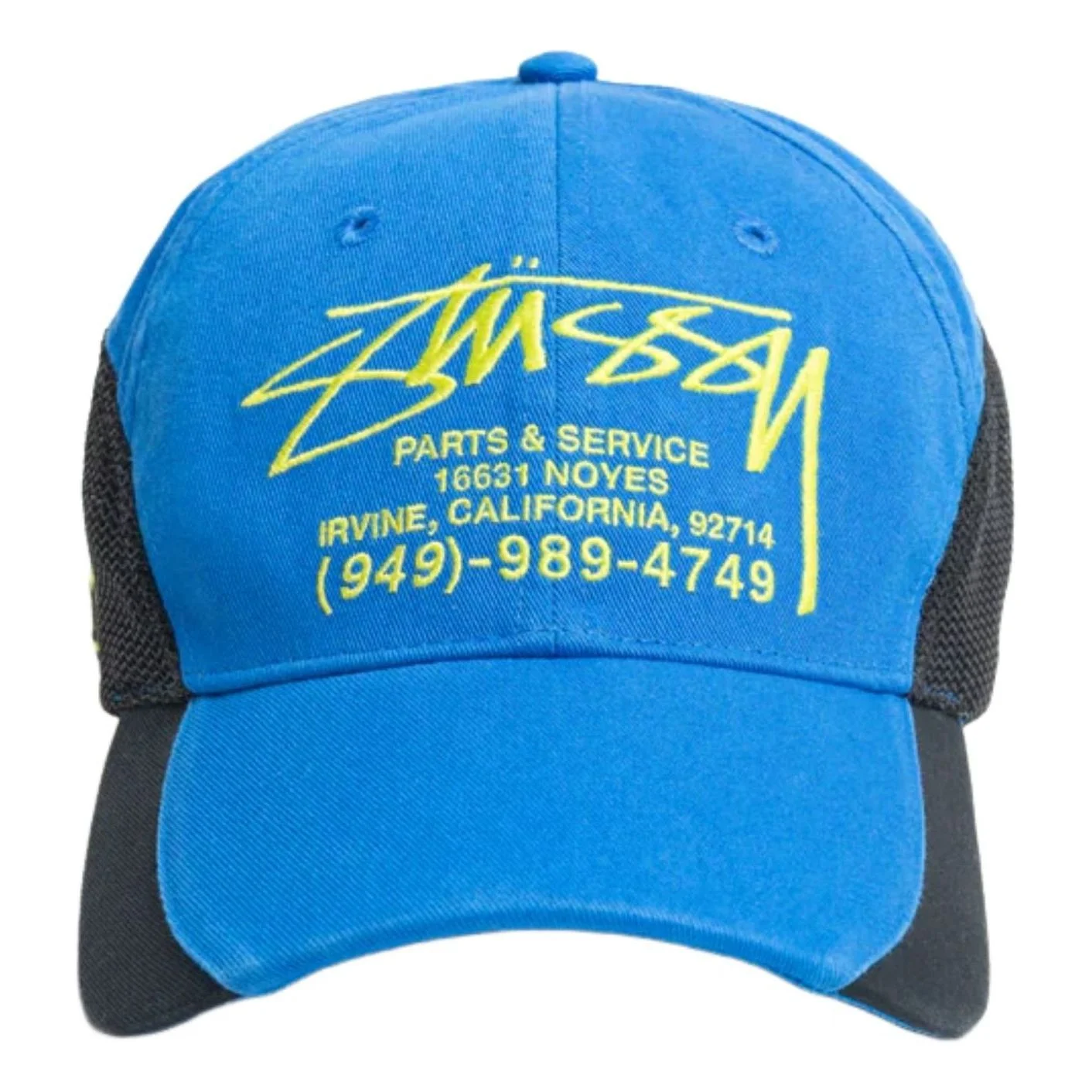 Stussy Parts & Service Mesh Cap 'Blue' 1311205-BLUE - 1