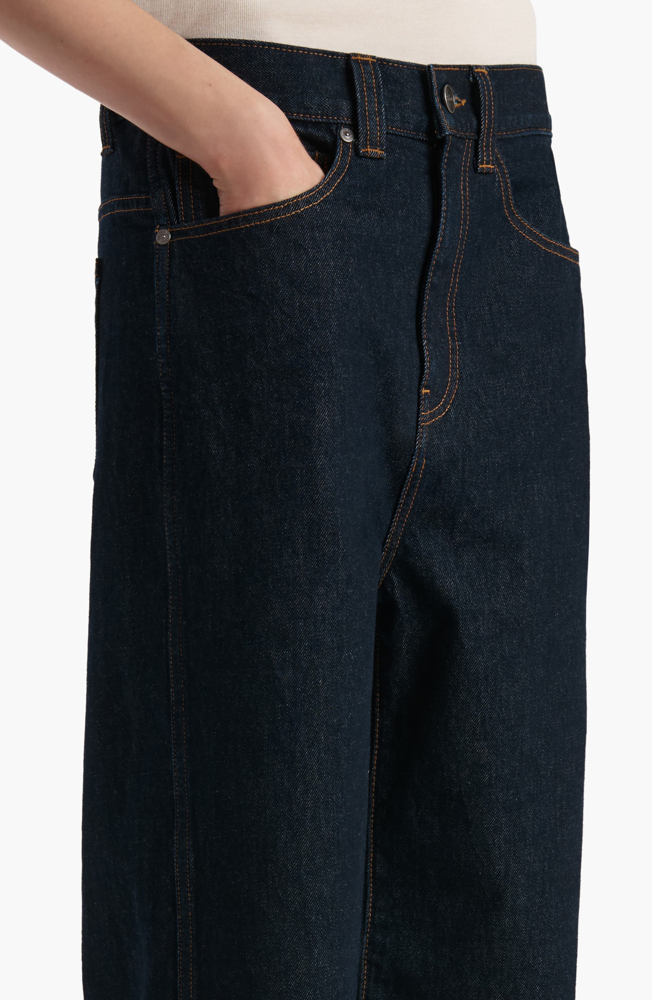 Khaite Bonnie Wide Leg Jeans in Benson at Nordstrom - 3
