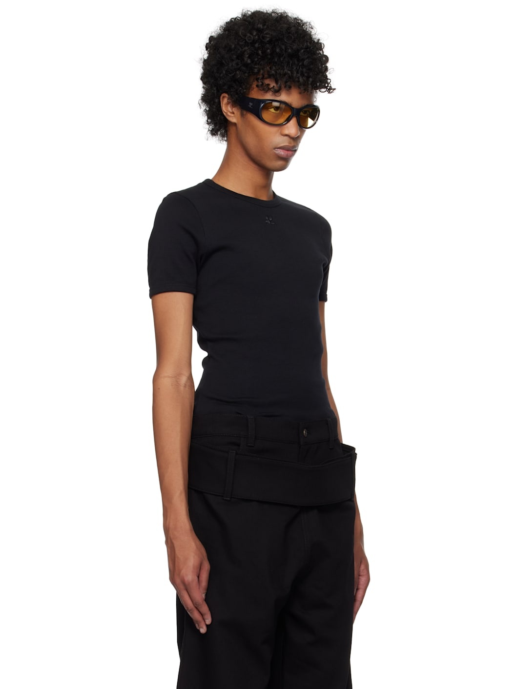 Black Signature Contrast T-shirt - 2
