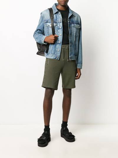 Balmain embossed-logo shorts outlook