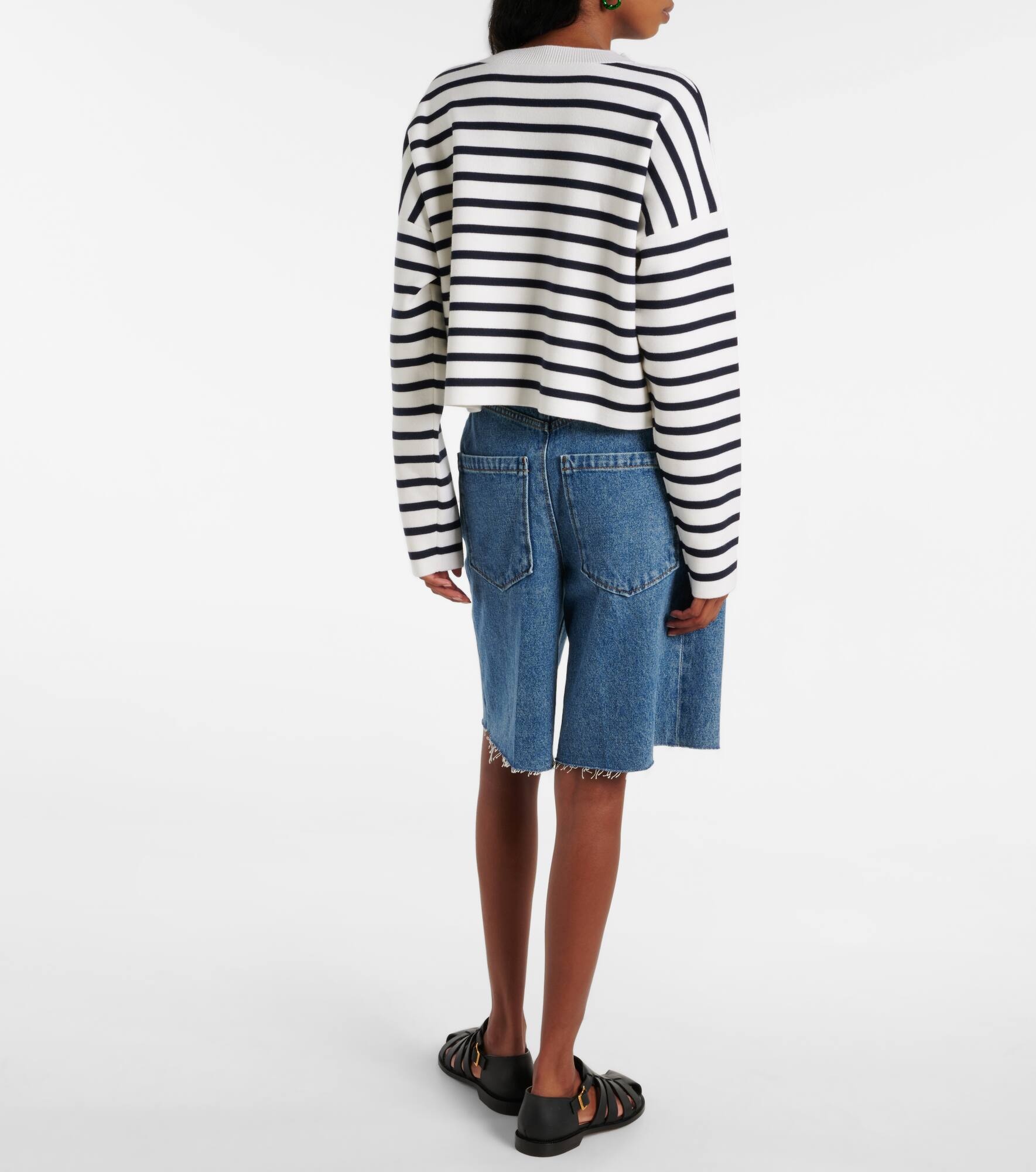 Anagram cotton jersey sweatshirt - 3