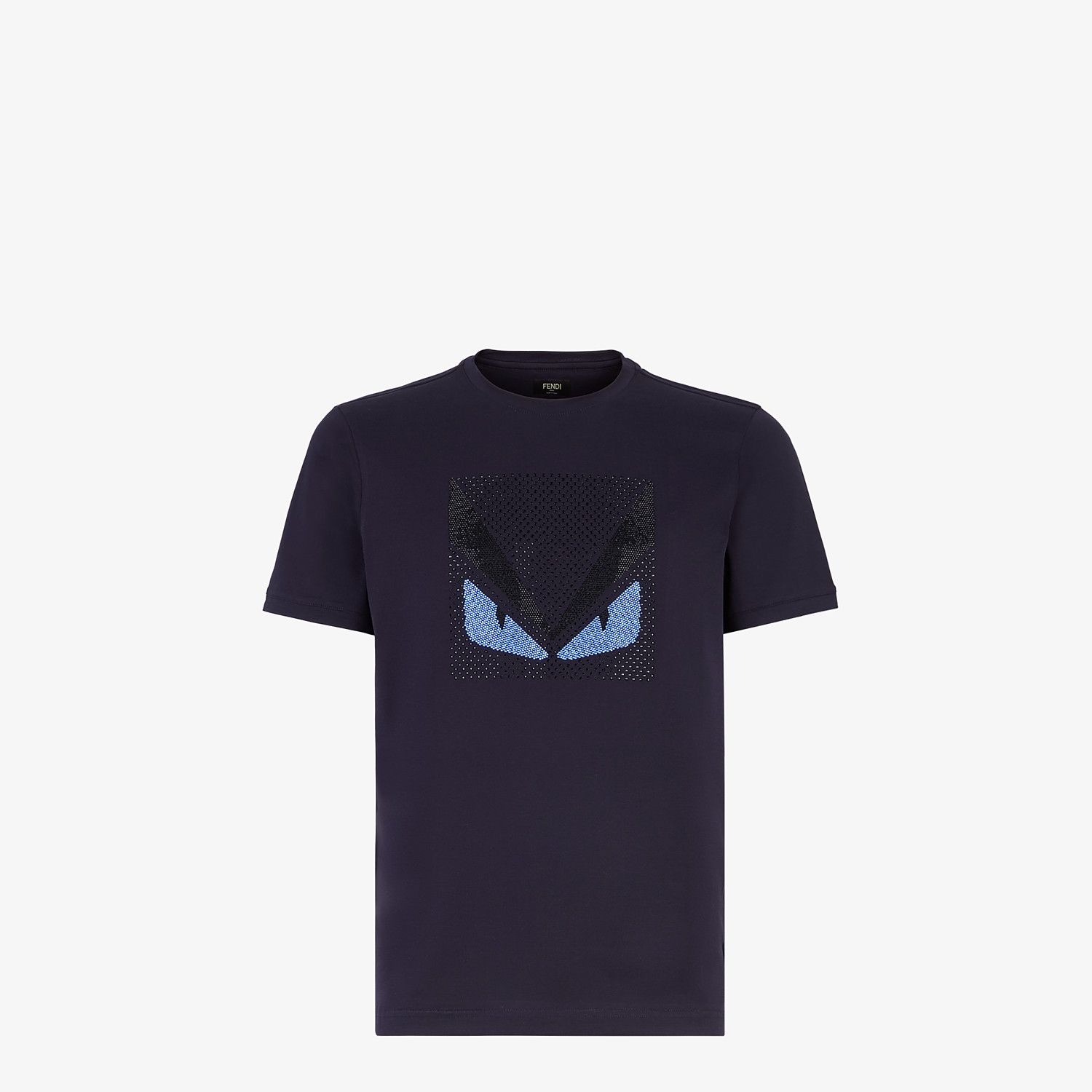 Blue cotton T-shirt - 1