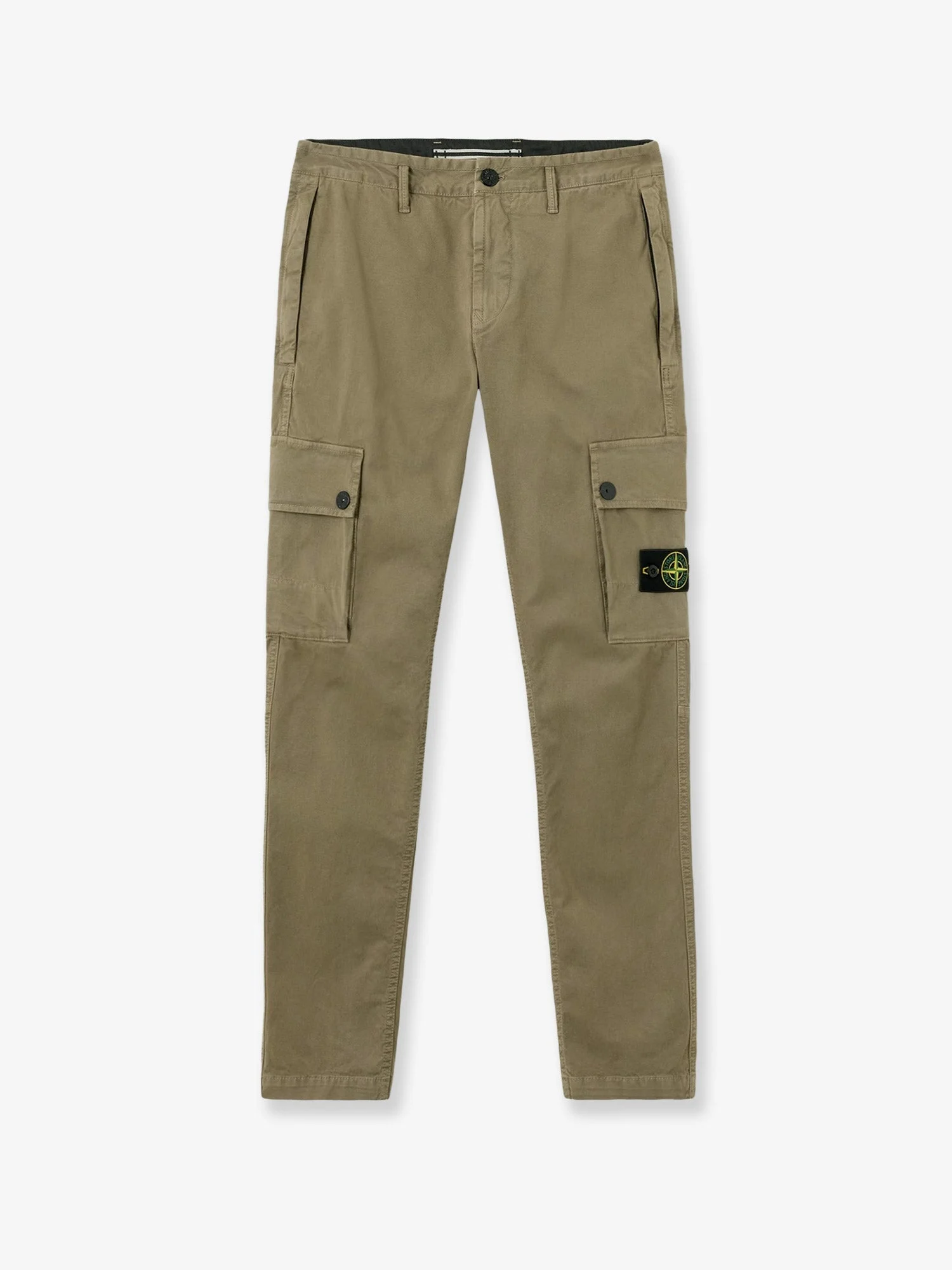 Stone Island Cotton Blend Cargo Trousers - 1
