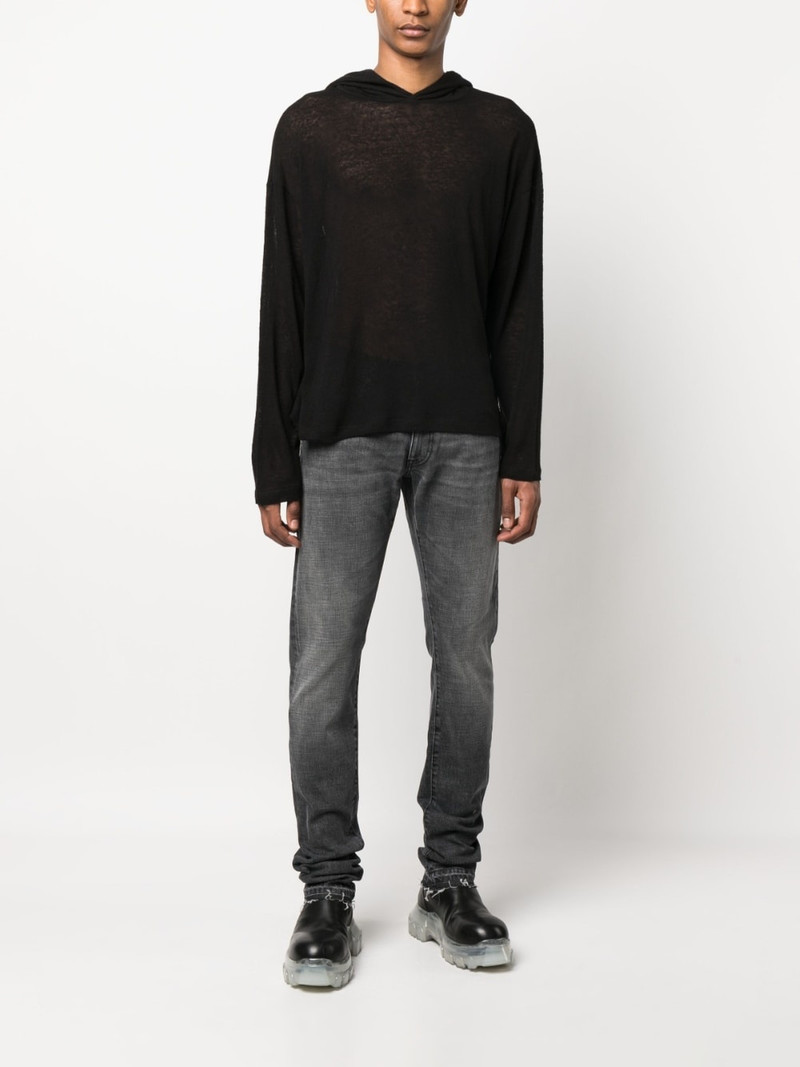 424 logo-patch slim-fit jeans outlook