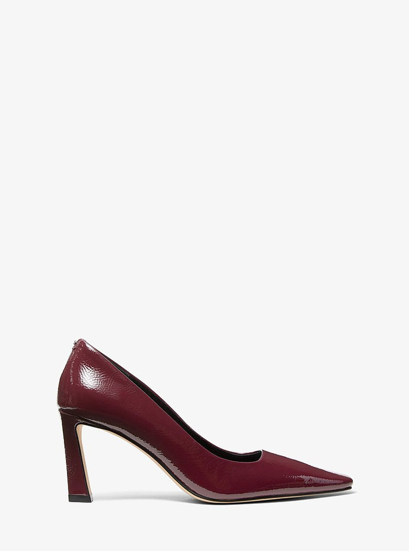 Darrah Crackled Patent Leather Pump 1