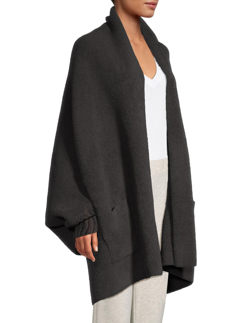 Women's Cozychic Ultra Lite Open-Front Blanket Wrap - Carbon 4