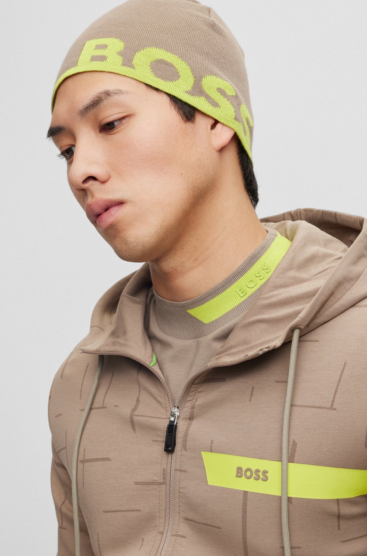 BEANIE HAT WITH LOGO IN A WOOL BLEND - 3