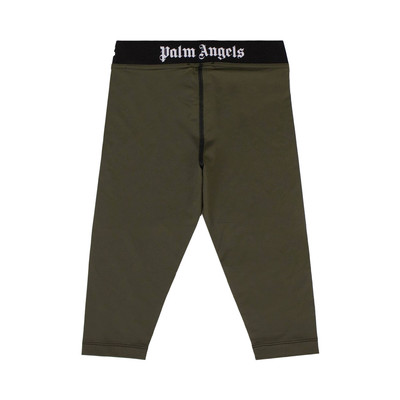 Palm Angels Palm Angels Knee Length Cyclist Leggings 'Military Green' outlook