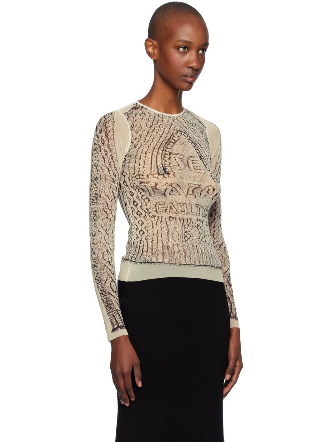 Beige & Black 'Je T'aime' T-shirt - 2