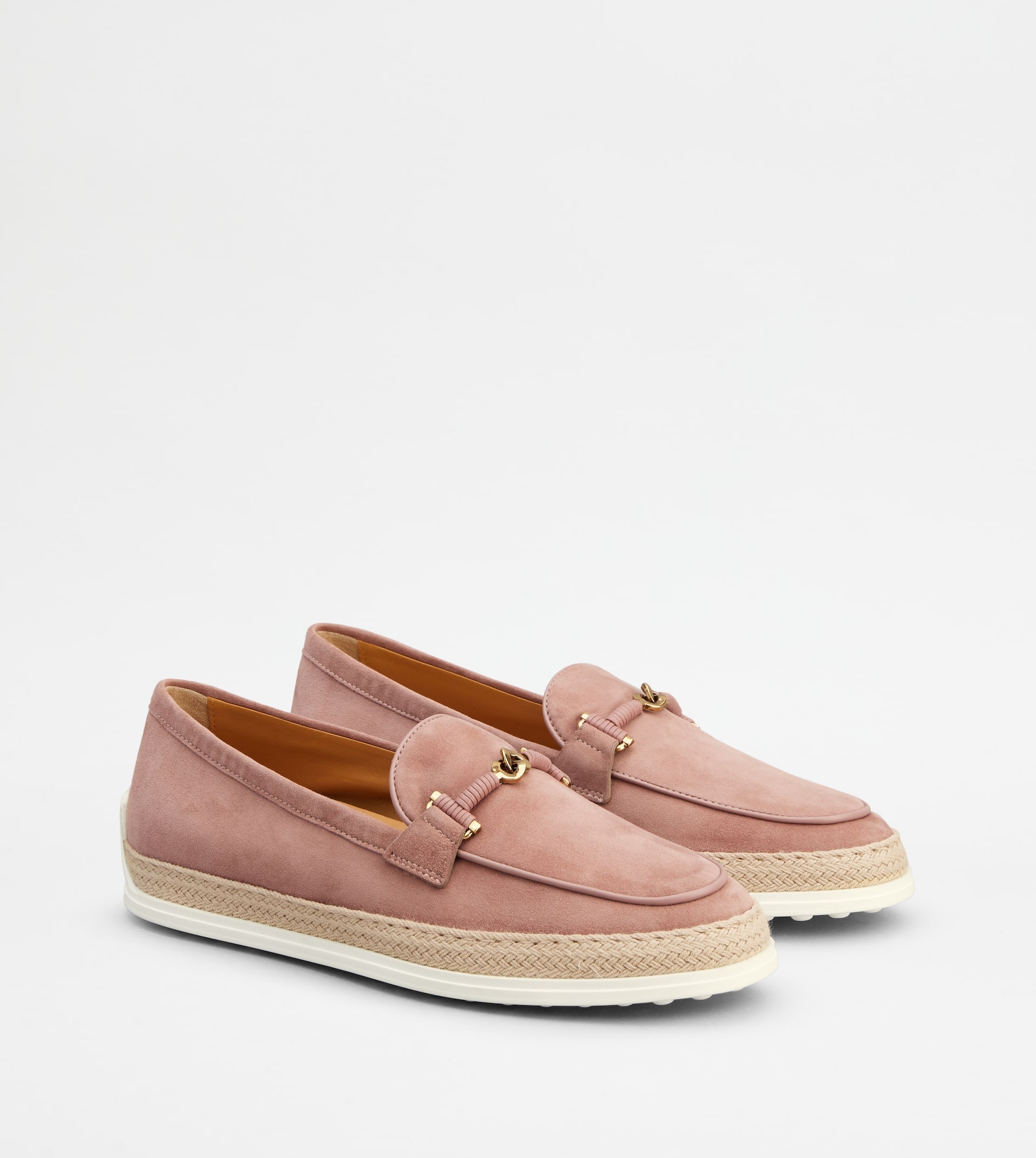 LOAFERS IN SUEDE - PINK - 2