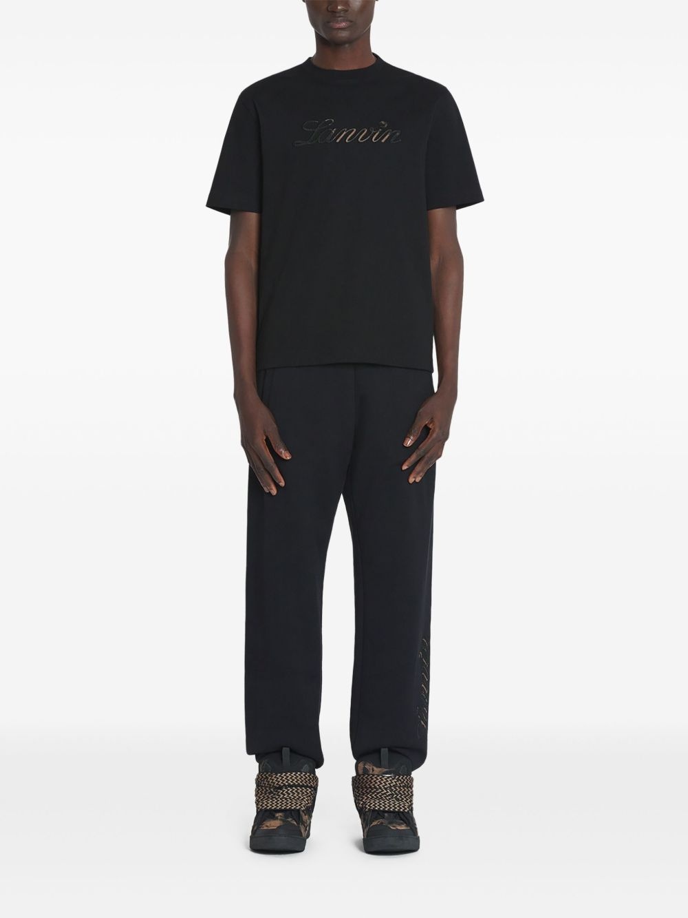 logo-embroidered T-shirt - 2
