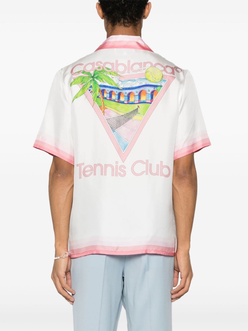 Tennis Club Icon silk shirt - 5
