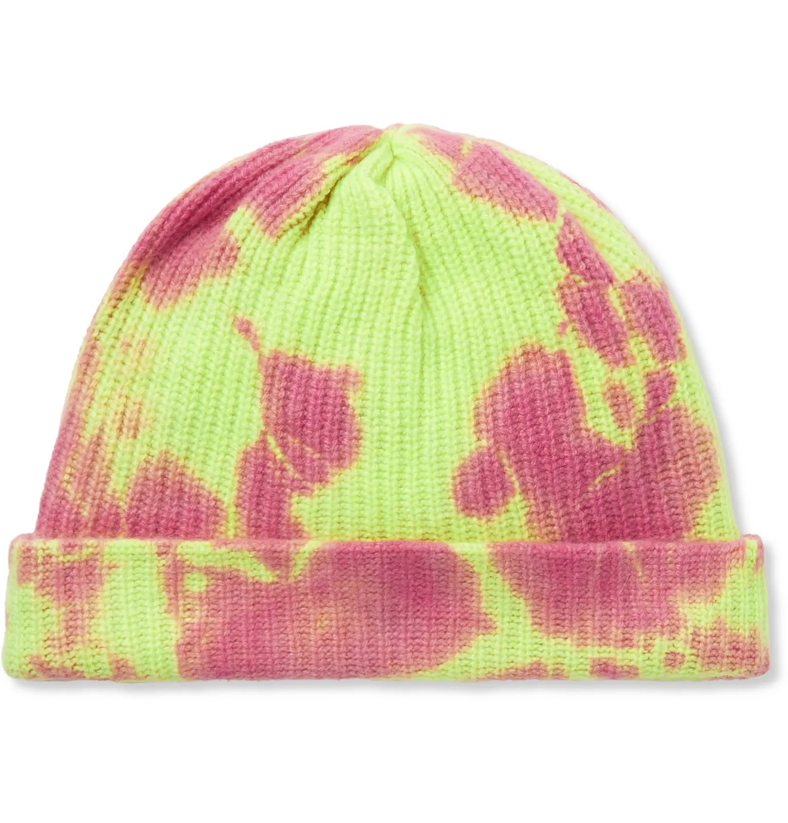 Tie-Dyed Cashmere Beanie - 1