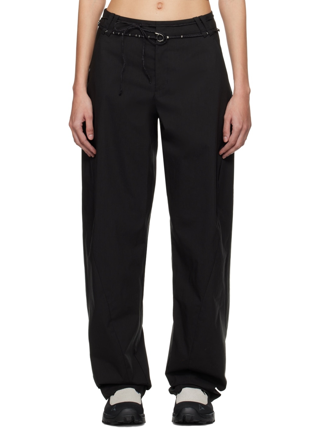 SSENSE Exclusive Black Trousers - 1