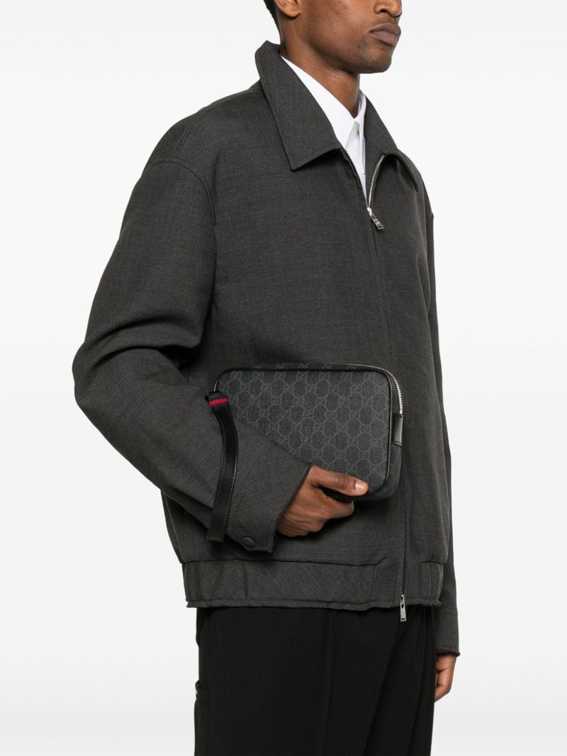 GUCCI GG Supreme canvas clutch bag outlook