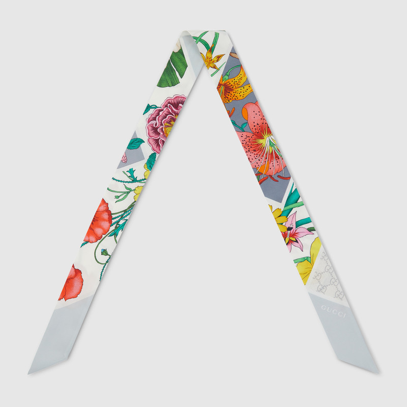 GUCCI Printed silk twill ribbon outlook