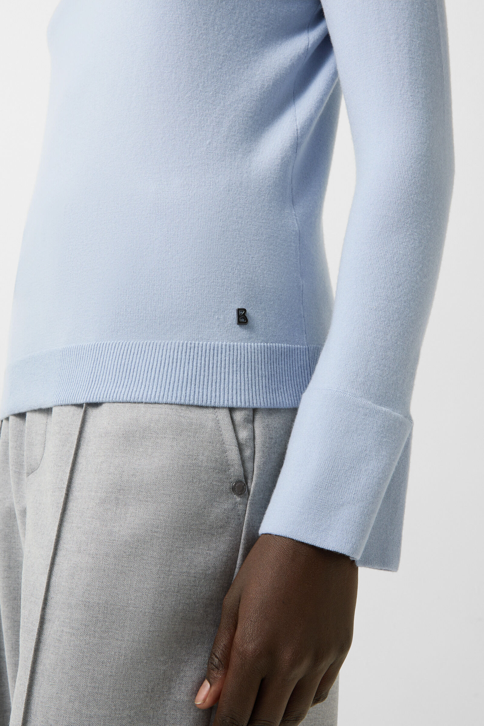 Vinny turtleneck pullover in Light blue - 6