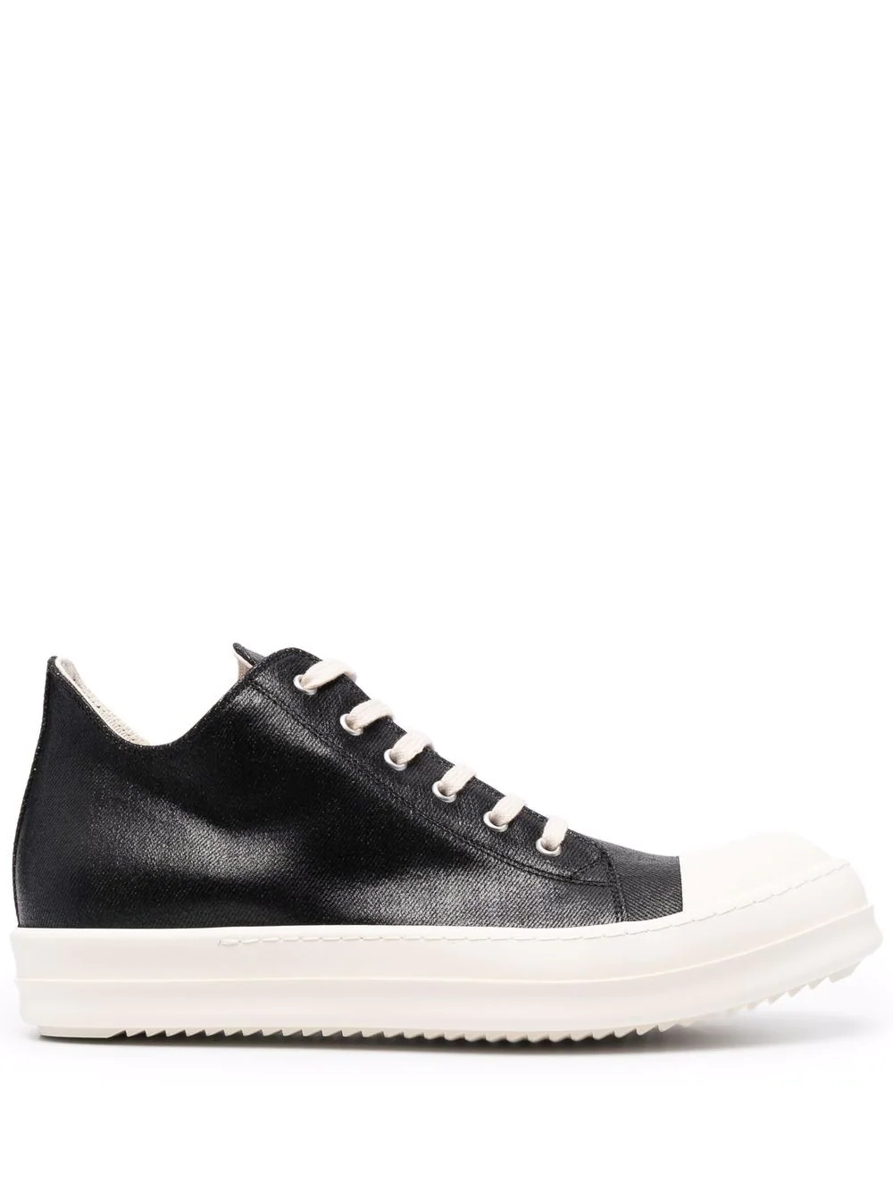 two-tone lace-up sneakers - 1