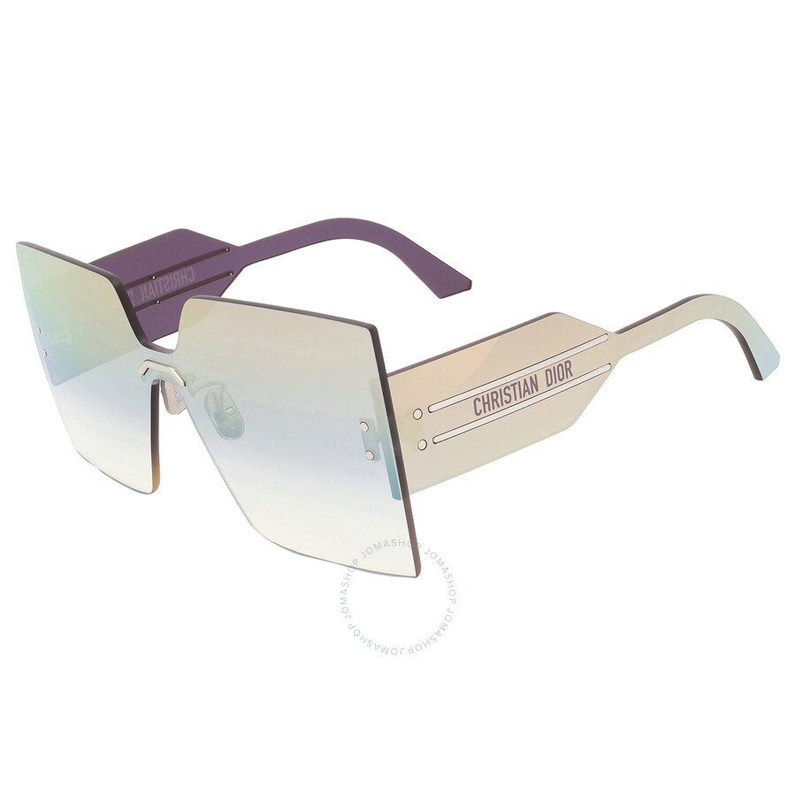 Dior DIORCLUB M5U Grey Gradient Gold Flash Shield Ladies Sunglasses CD40117U 16Z 143 - 4