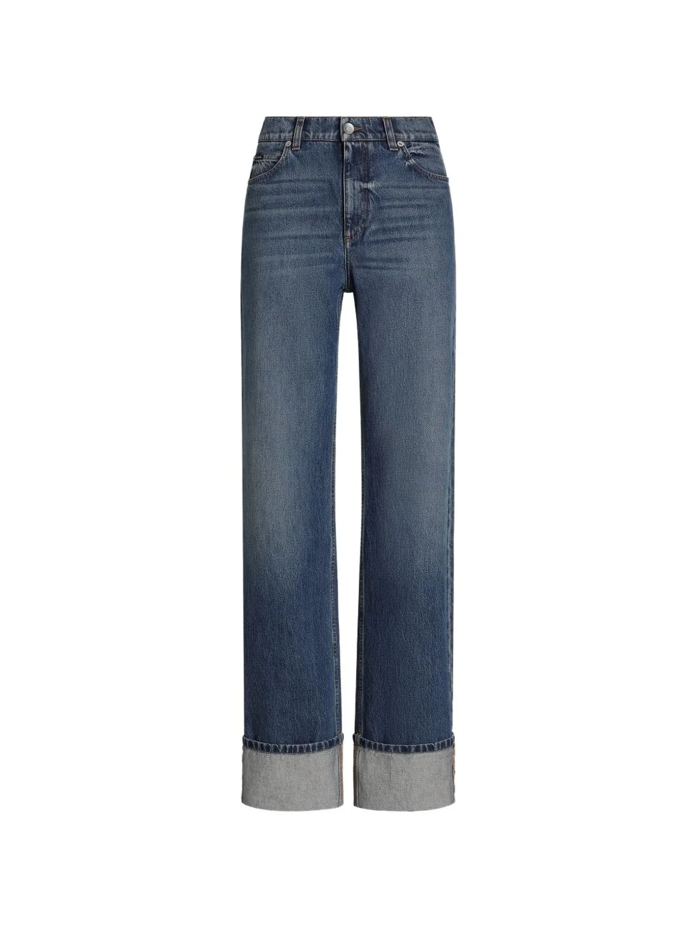 5-pocket denim trousers - 1