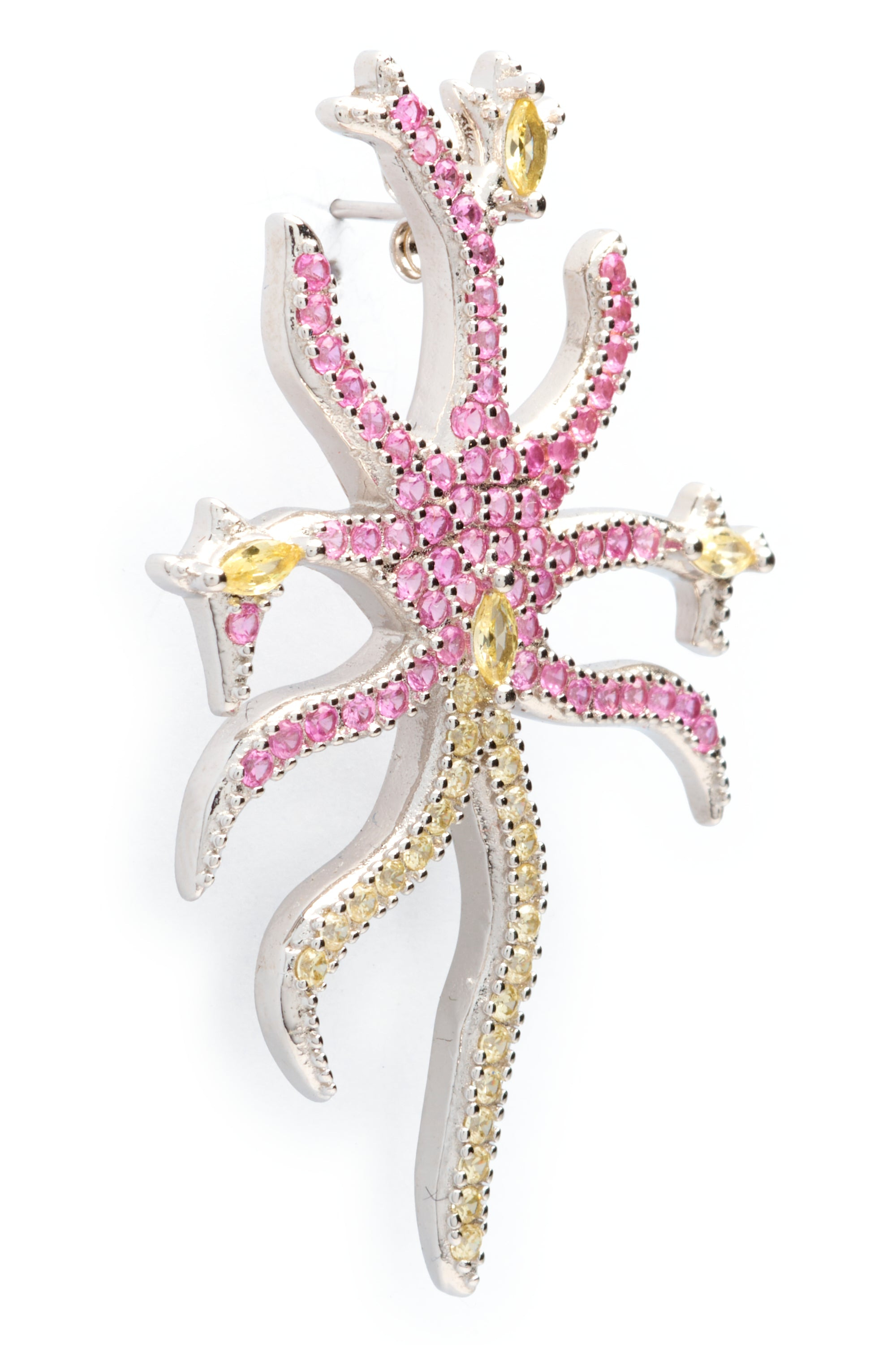 HOT PINK CANARY ETOILE EARRING - 3
