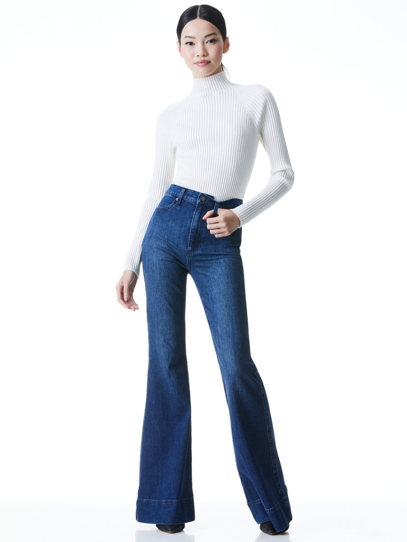 Alice + Olivia BEAUTIFUL HIGH RISE BELL outlook