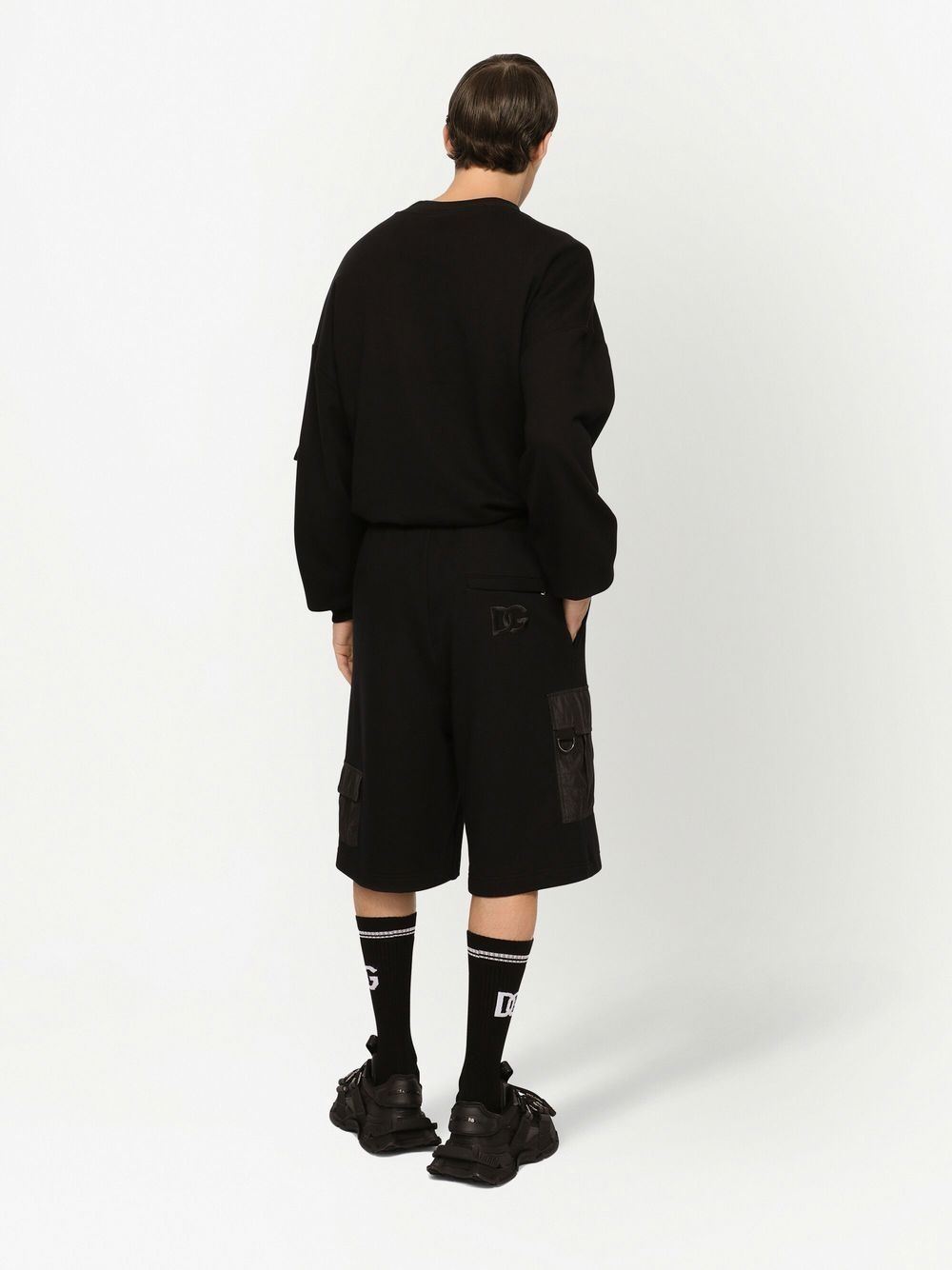 multi-pocket drawstring Bermuda shorts - 4