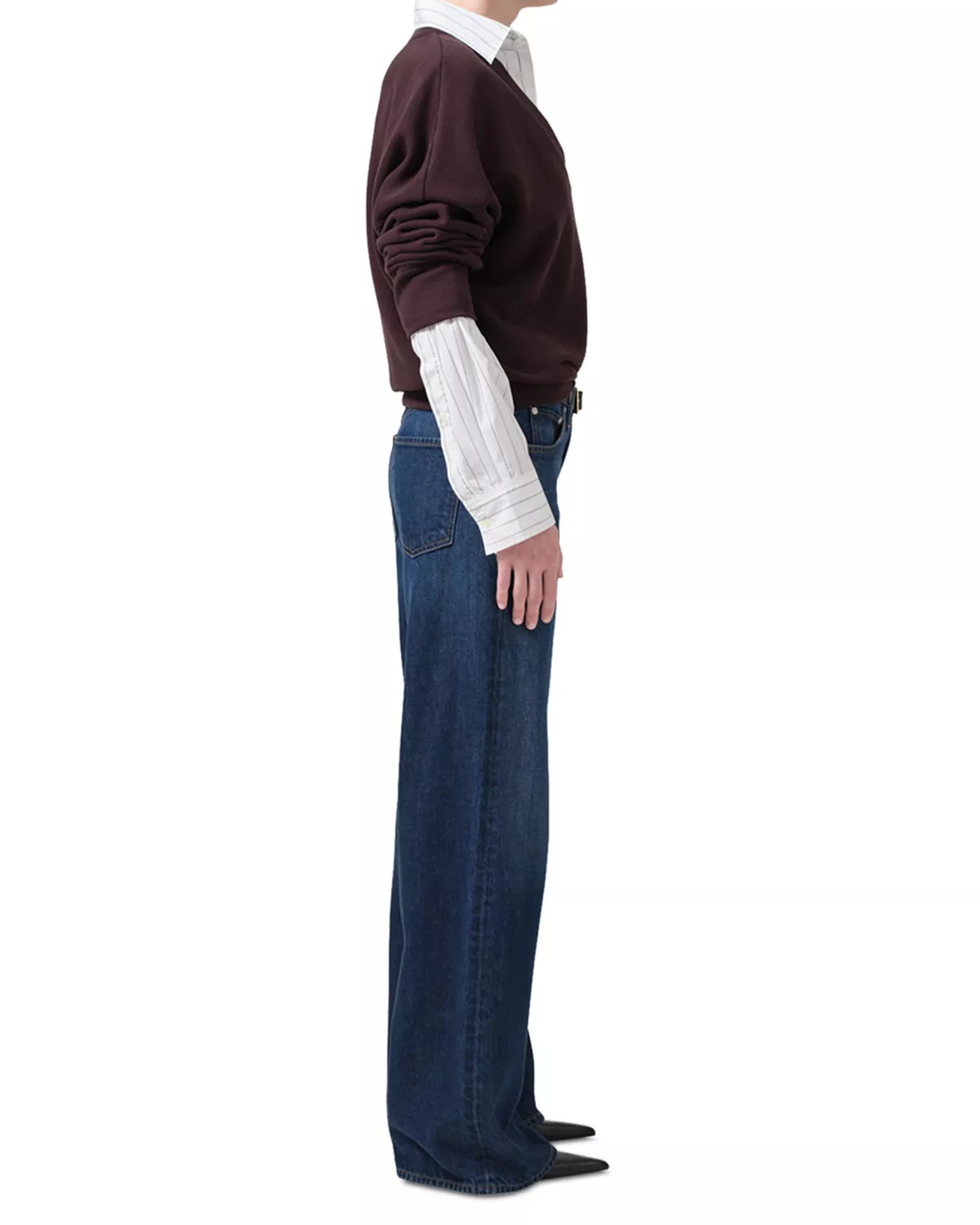 Paloma High Rise Wide Leg Jeans in Gamut - 4