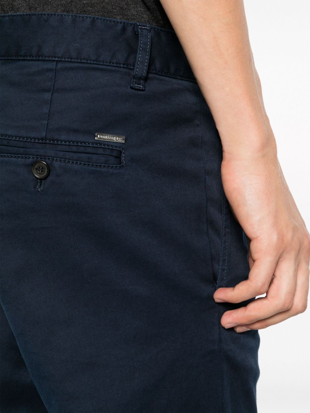 low-rise slim-fit cotton chinos - 5