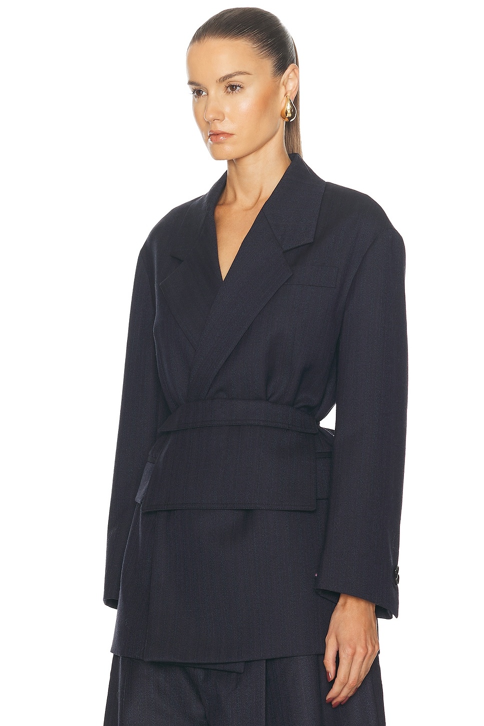 Double Breasted Blazer - 4