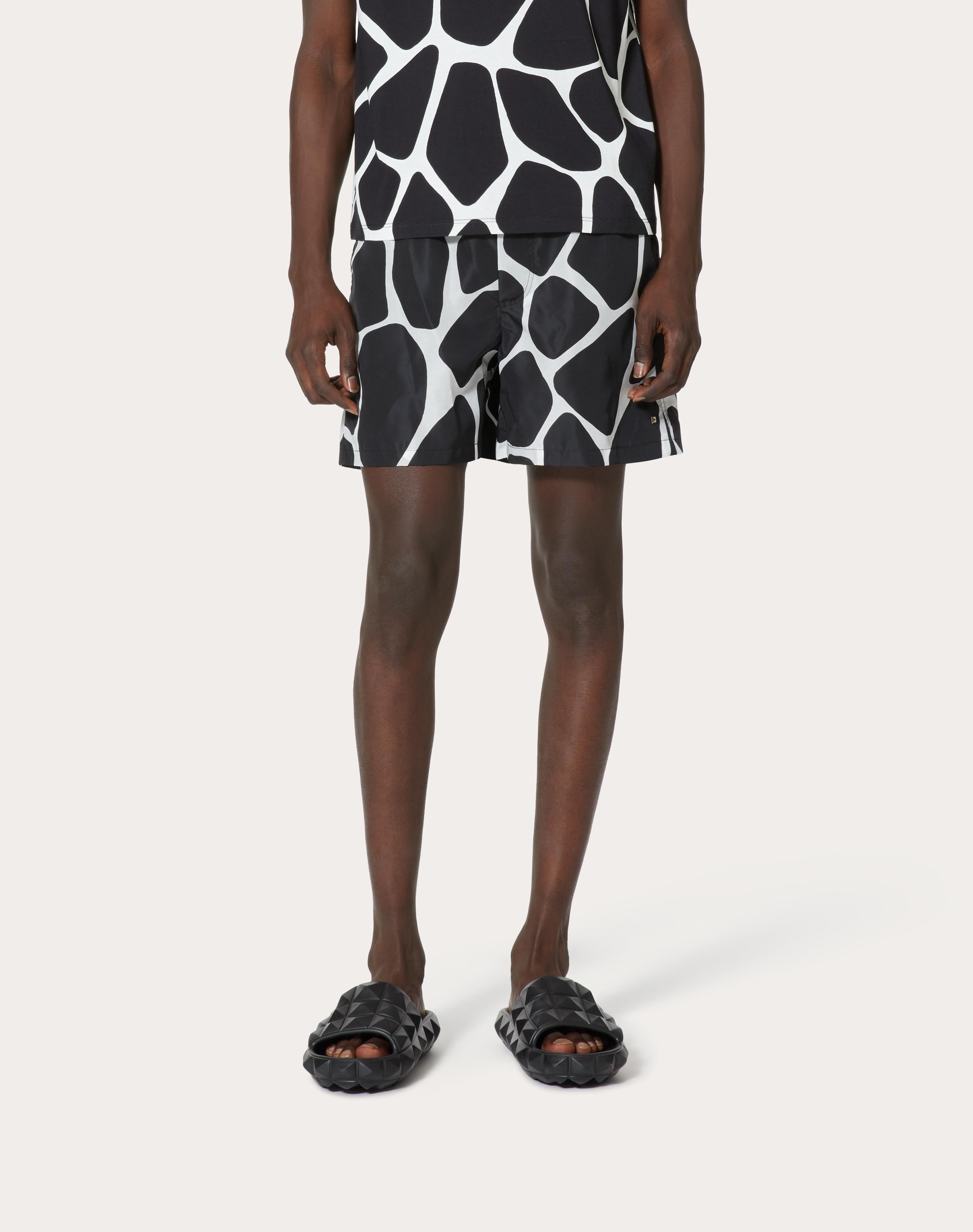 NYLON SWIMSUIT WITH GIRAFFA RE-EDITION PRINT - 3