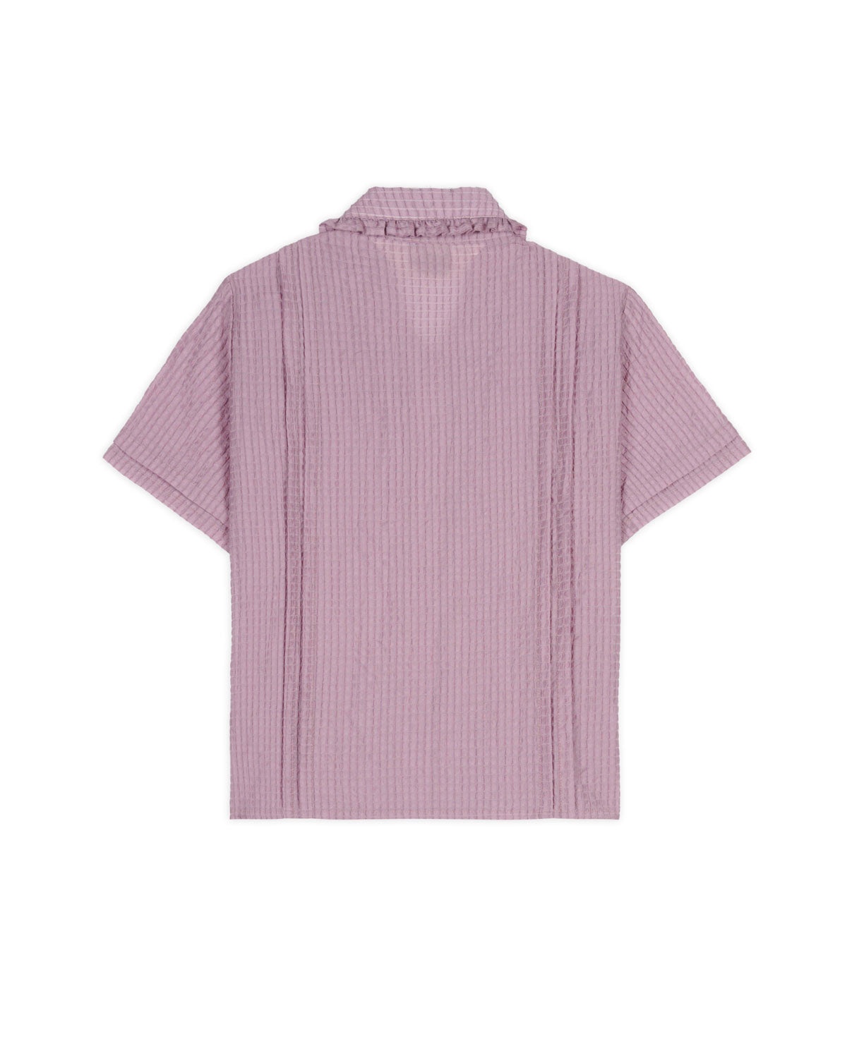 Mercado Seersucker Button Up Shirt - Lilac - 2