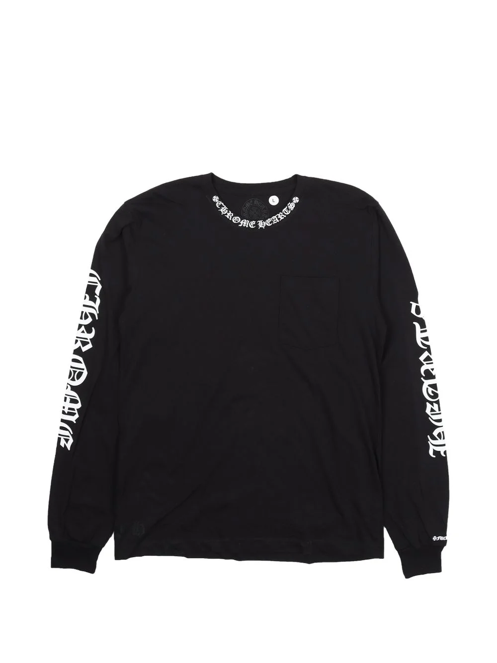 logo-print long-sleeve T-shirt - 1