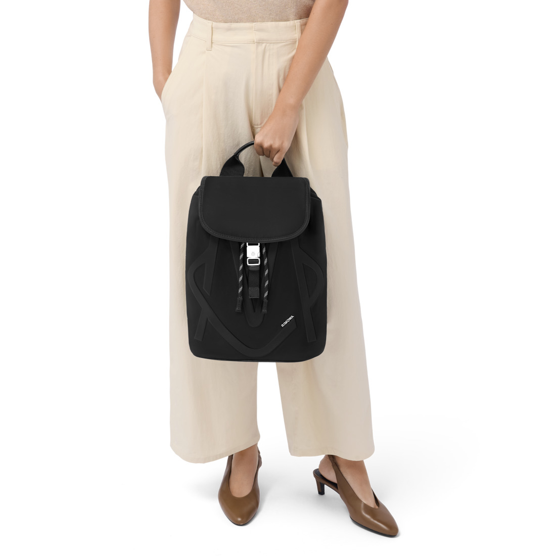 Signature - Nylon Flap Backpack Small - 7