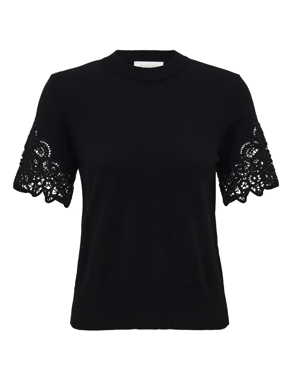 CLASH MERINO LACE TEE - 1
