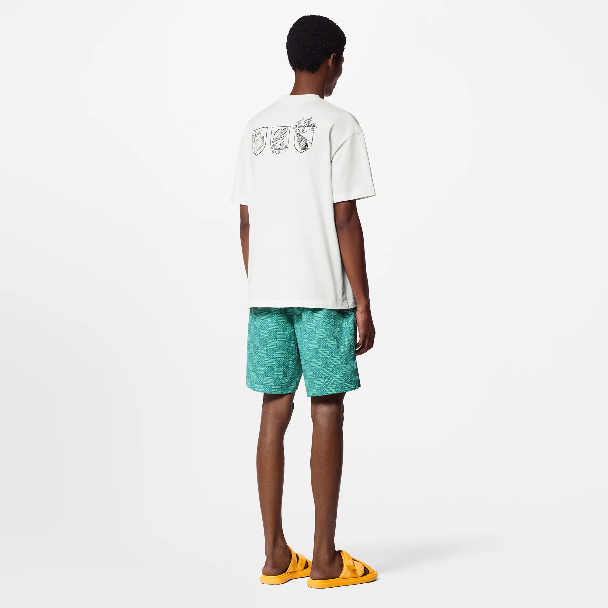 Printed Short-Sleeved Cotton T-Shirt - 3