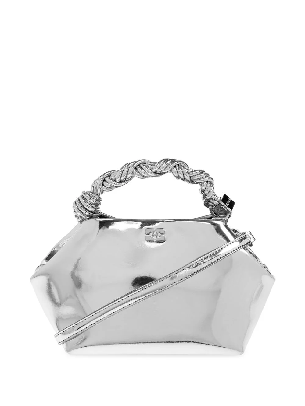 twisted-handle tote bag - 1