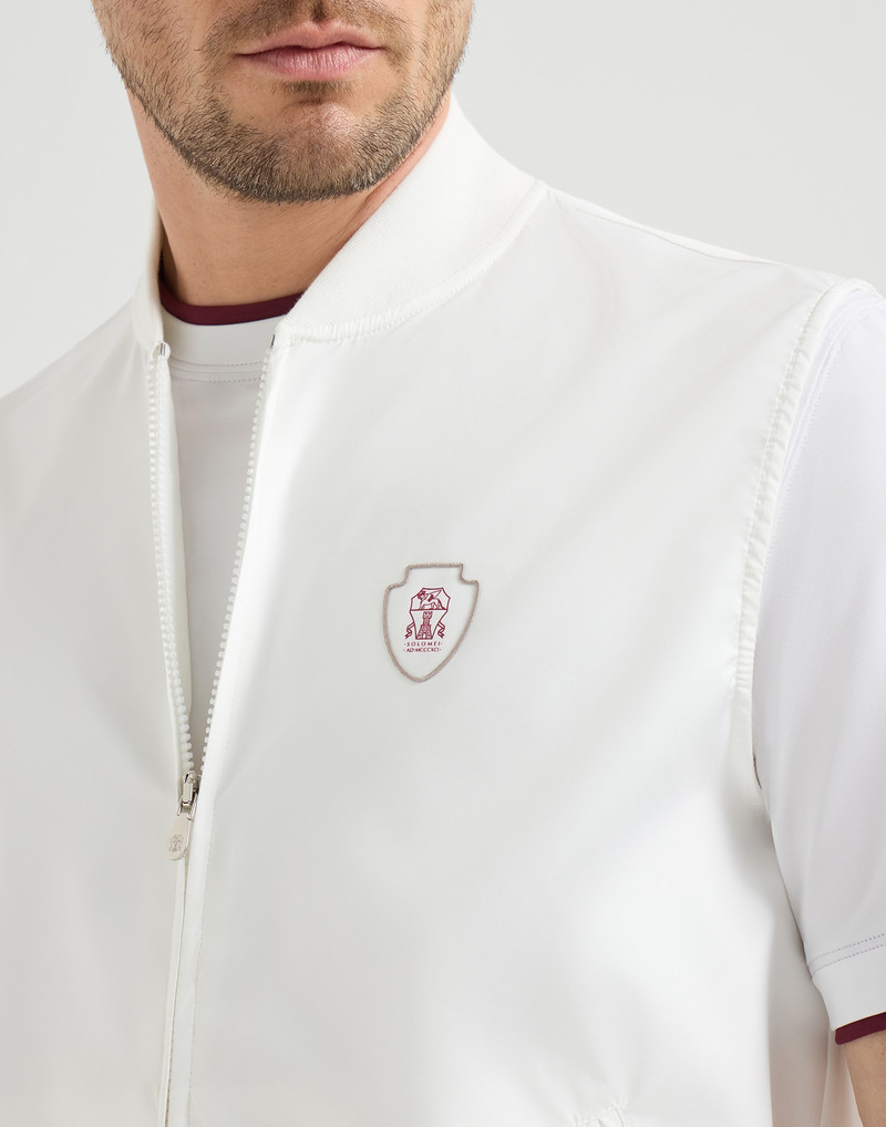 Nylon vest with logo 4