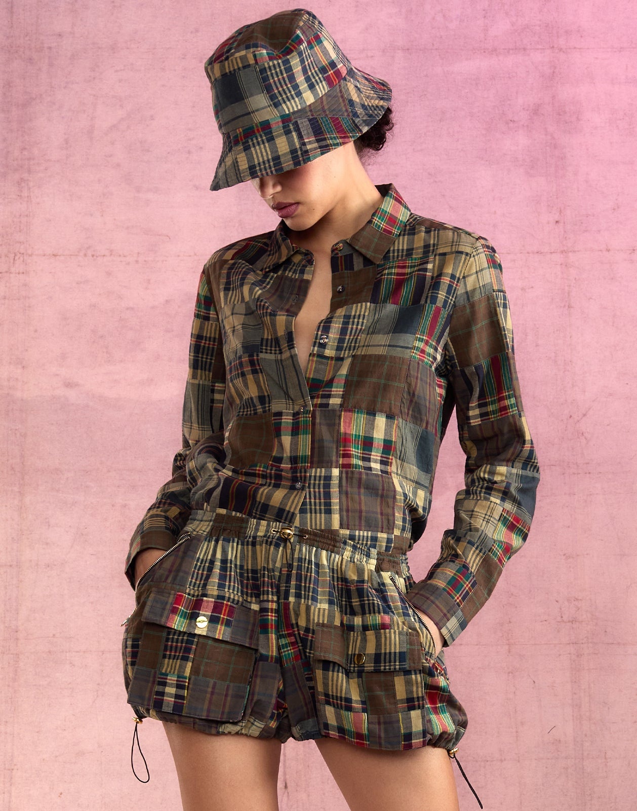 Madrid Madras Bucket Hat - 4