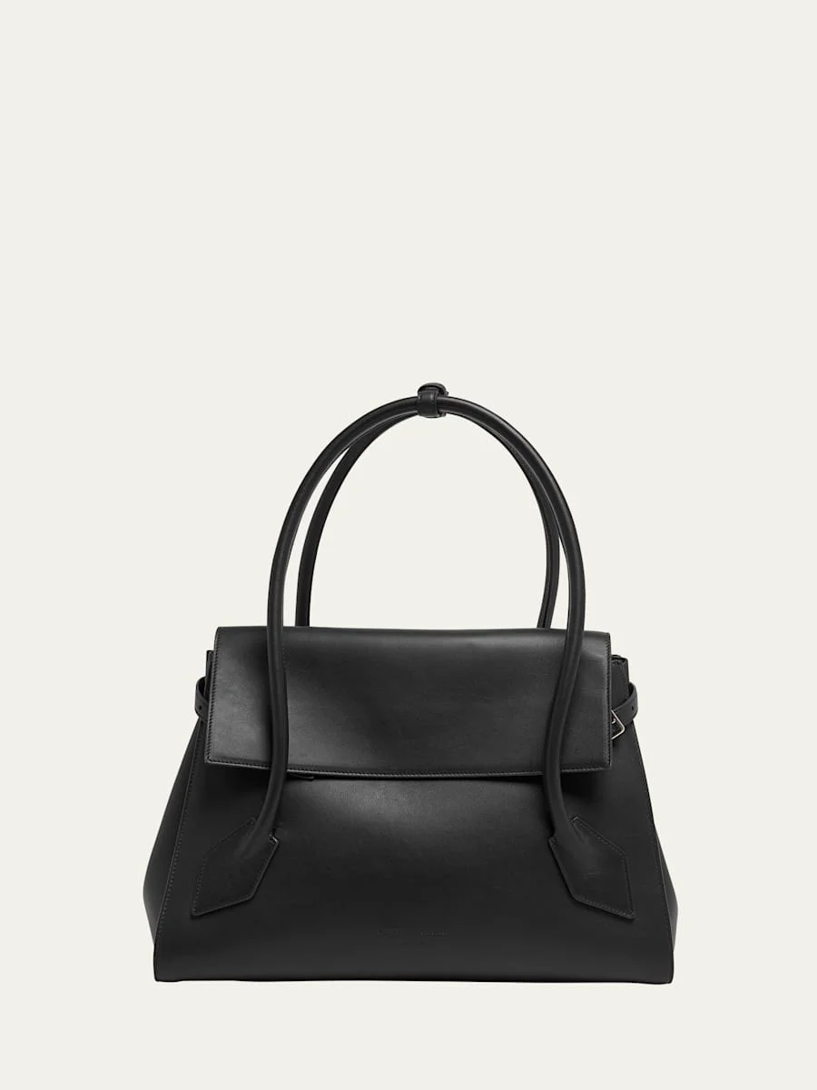 Tate Calf Leather Top-Handle Bag - 1