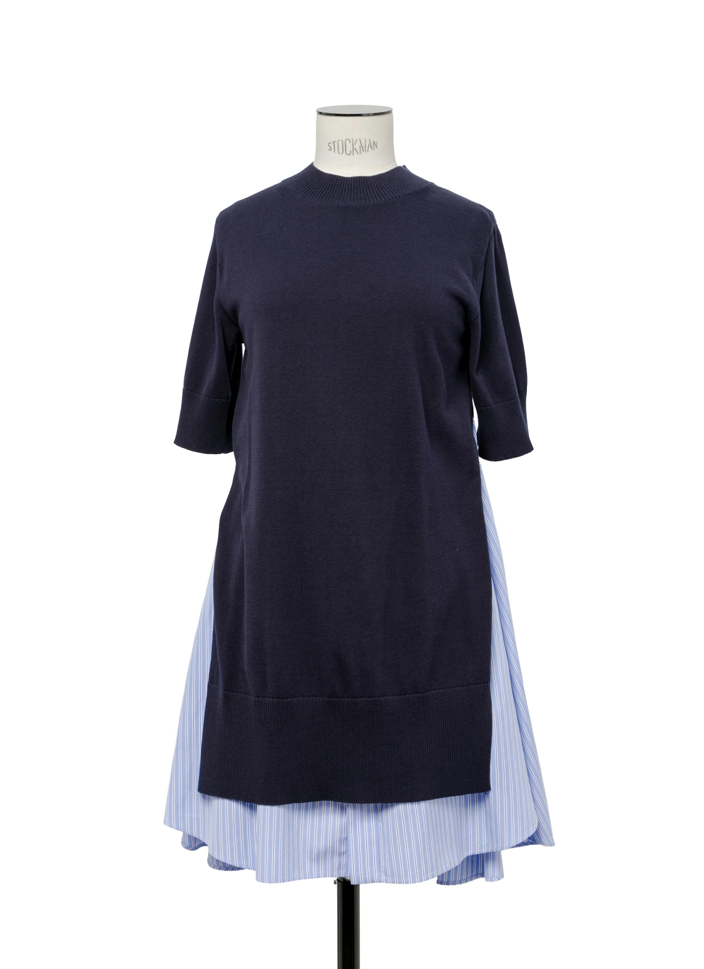 Poplin x Knit Dress - 2