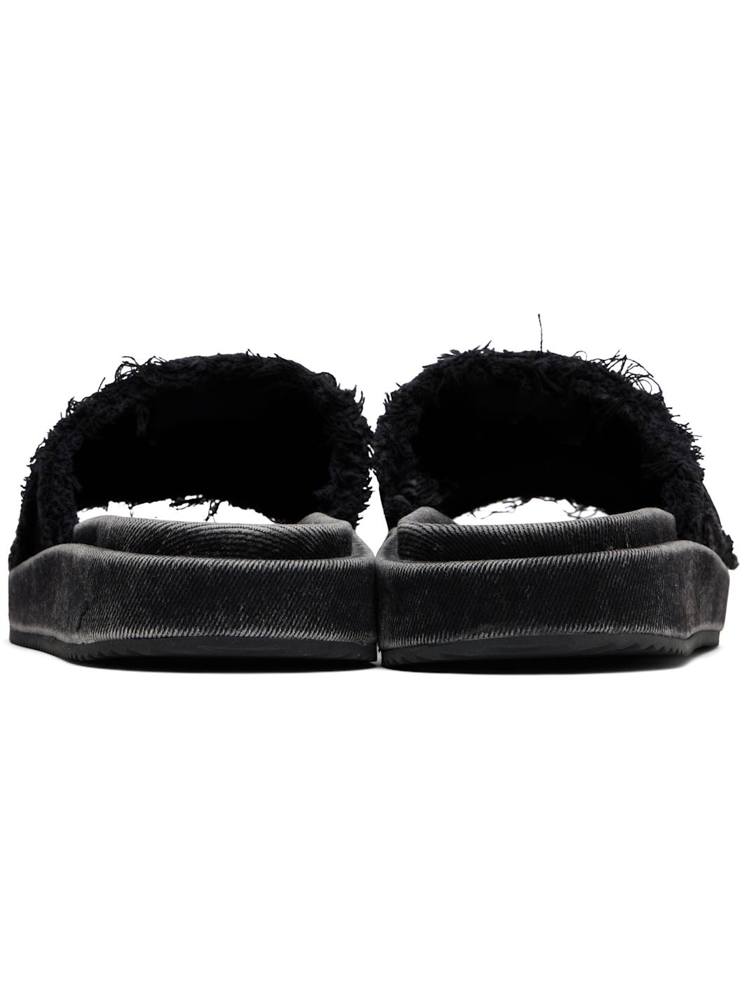 Black Sa-Slide D Oval Sandals - 2