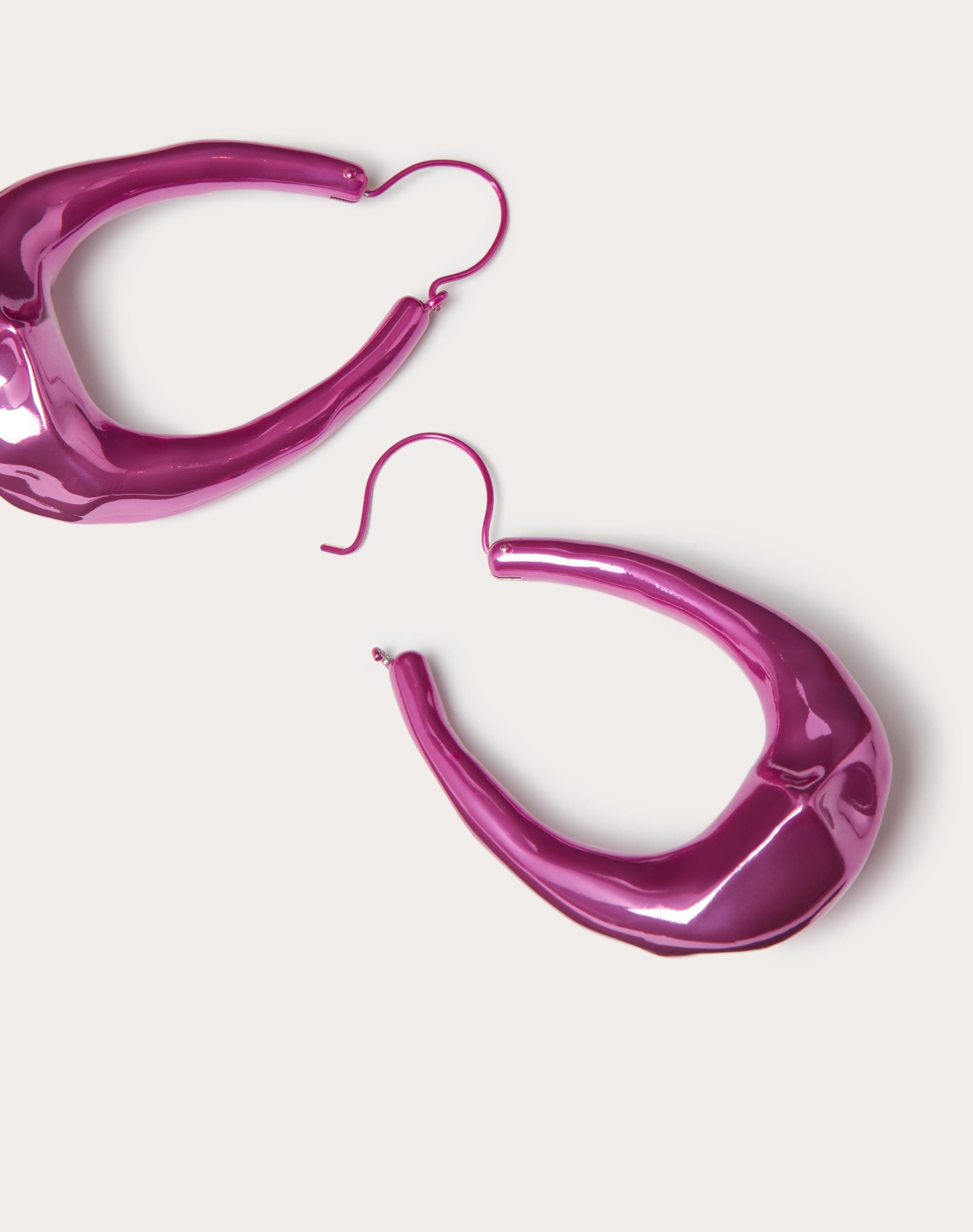 LIQUID STUD METAL EARRINGS - 4