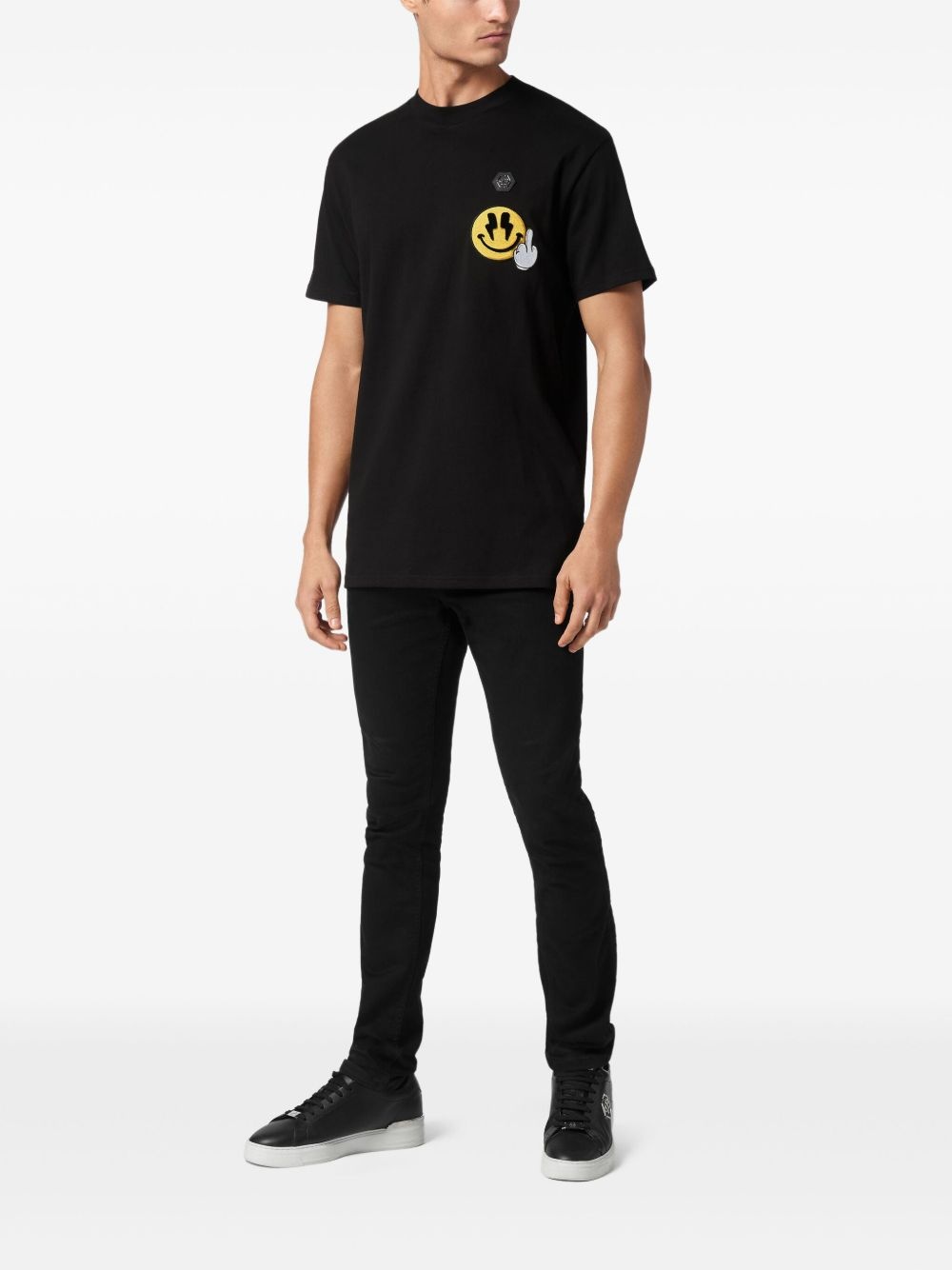 smile-patch T-shirt - 2