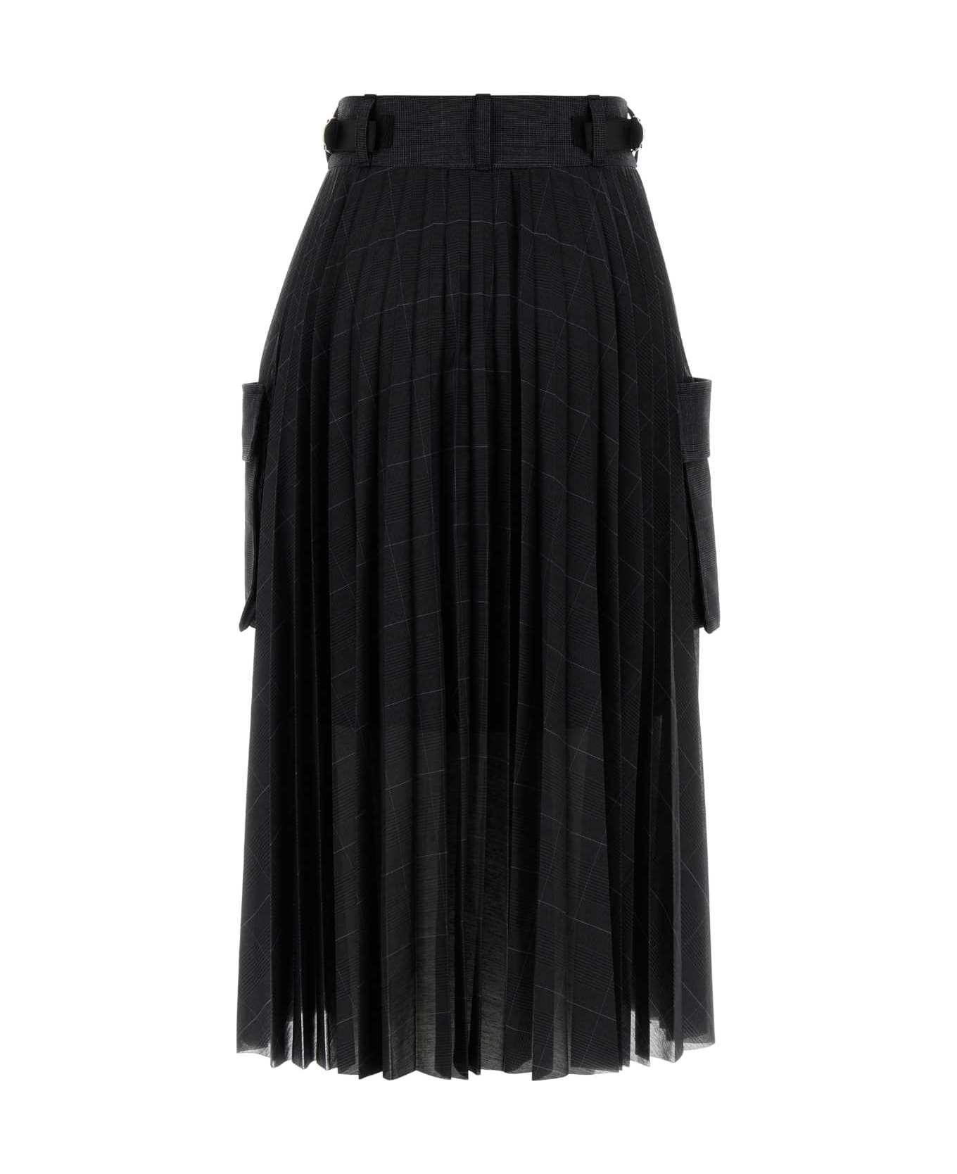 Embroidered Polyester Skirt - 2