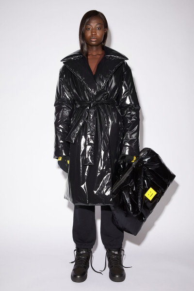 Acne Studios Padded face coat - Black outlook