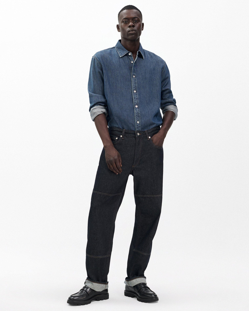 Fit 4 Workwear Straight Jeans Authentic Rigid in Resin Rinse 2
