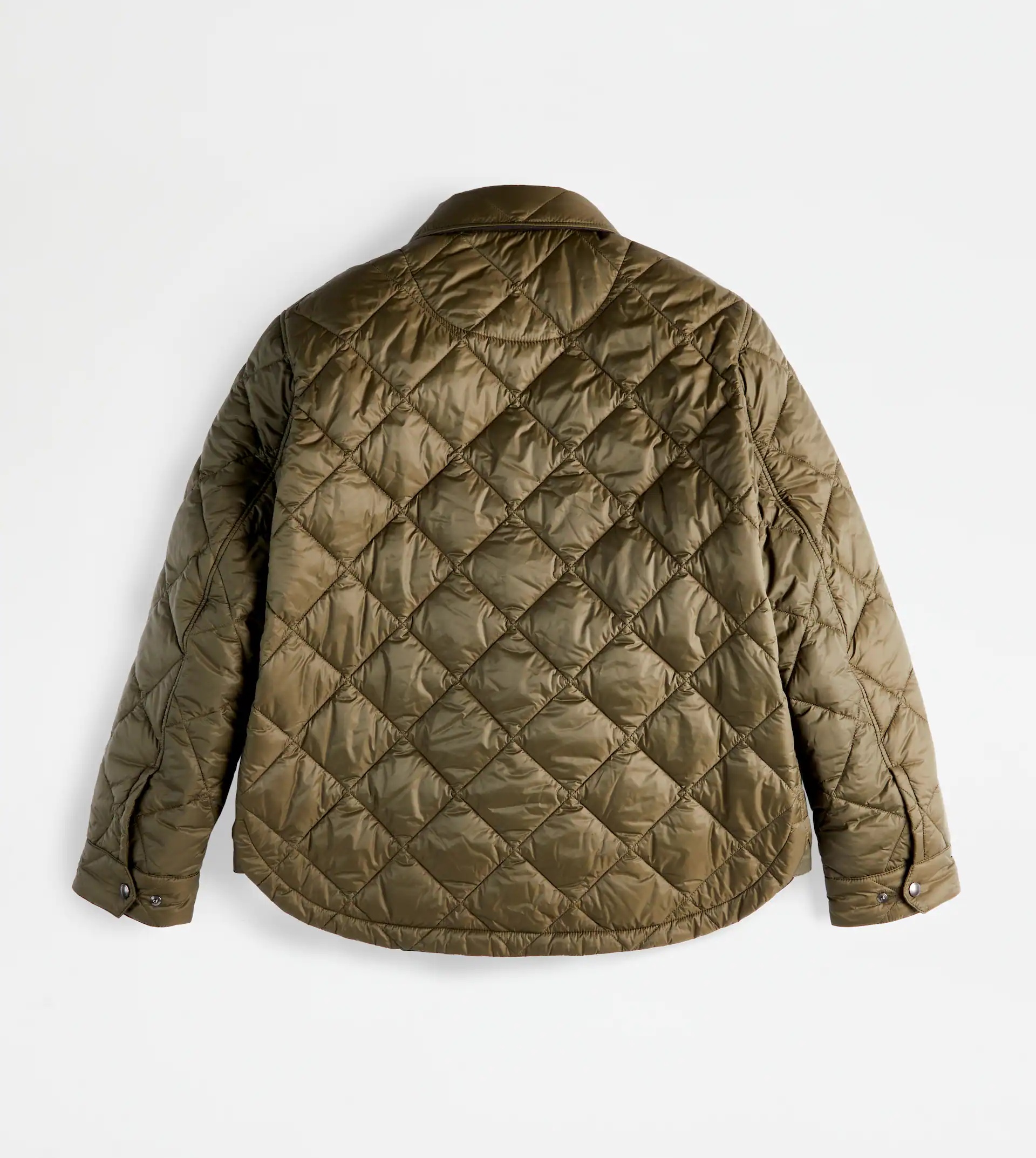 TOD'S QUILTED OVER SHIRT - GREEN - 8